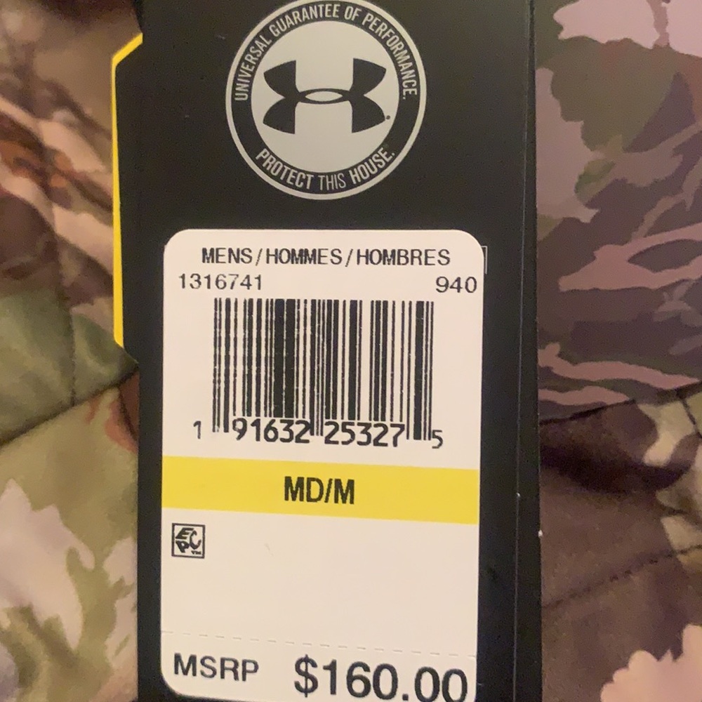 NWT Mens Under Armour Storm Brow Tine Forest Camouflage Hunting Jacket - Picture 8 of 9